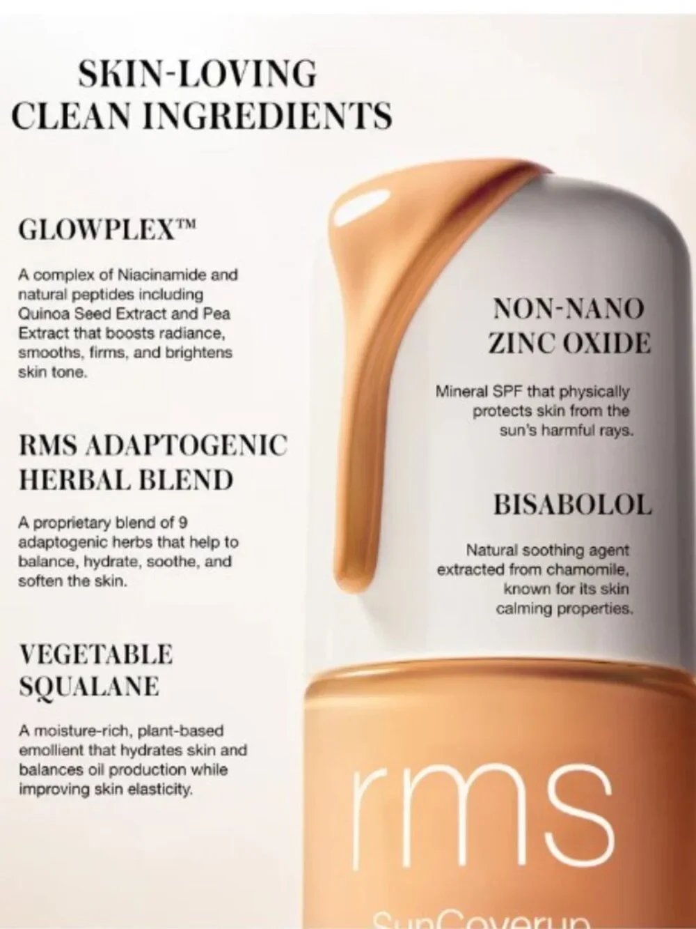 RMS BEAUTY SunCoverup Super Tint Broad Spectrum SPF 50 Moisturizer in Cameo NWOB